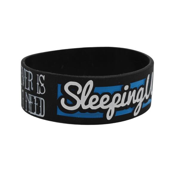 Sleeping with Sirens Your Forever is All I Need Silicone Bracelet B2121 - Picture 1 of 3